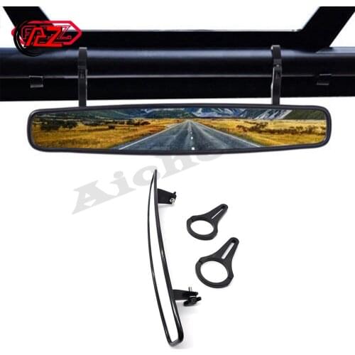 FOR Polaris Rangers RZRs 570 800 900 1000 RANGER 400/500/700/800 & RZR UTV Wide Race Offroad Panoramic Rear View Convex Mirror