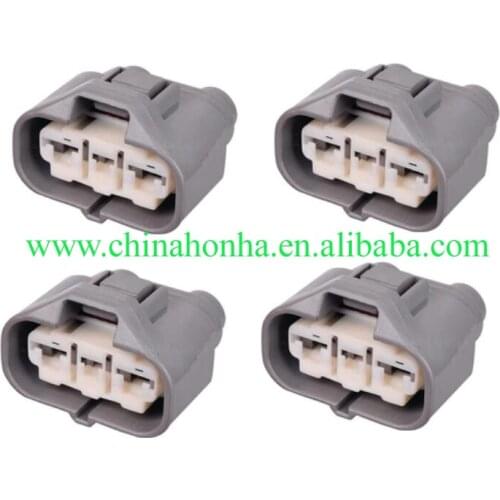 Free shipping 2 pcs 3 pin sumitomo Inline-Hybrid auto waterproof electric cable plug connector 6189-0588