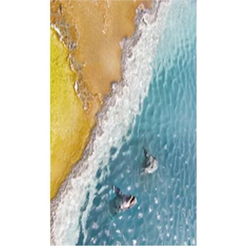 Creative Floor Sticker Ocean Wall Sticker Kitchen Living Room Detachable Waterproof DIY Wall Sticker Decoration