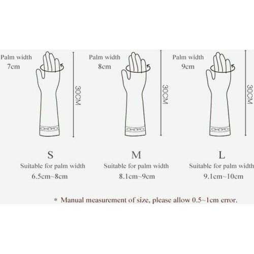 Kitchen Dish Washing Gloves Household Rubber Cleaning Comfortable Thin Clean New