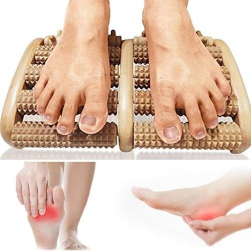 6/5/3 Raw Wooden Foot Roller Wood Care Massage Reflexology Relax Relief Massager Spa Gift Anti Cellulite Foot Massager