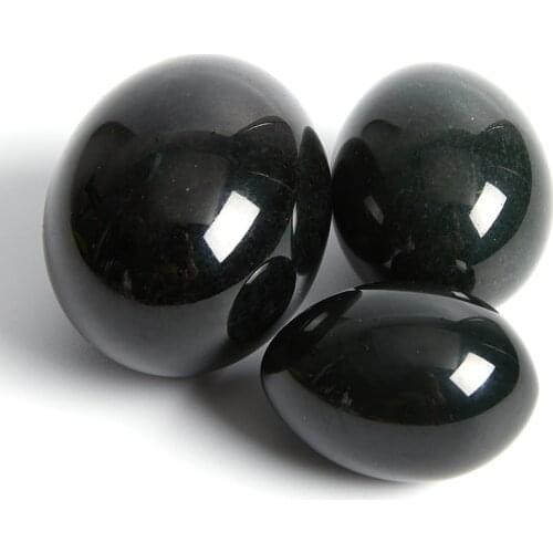 Natural Nephrite Jade Yoni Vagine Massage Egg Drilled Ben Wa Ball Women Kegel Exercise Pelvic Tightening Vaginal Muscle Training