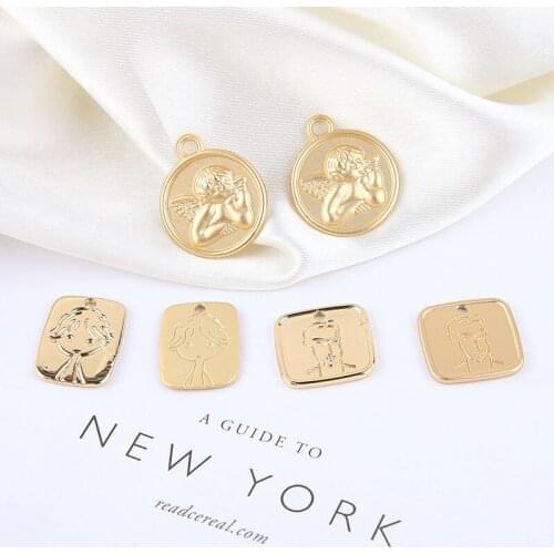 Newest 50pcs/lot line human face core geometry rounds/square shape alloy floating locket charms diy jewelry earring accessory