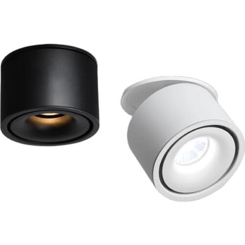 Adjustable Recessed Ceiling Downlights 10W 12W 15W Dimmable LED Recessed lamp Nordic Spot light for indoor Spot lighting fixture