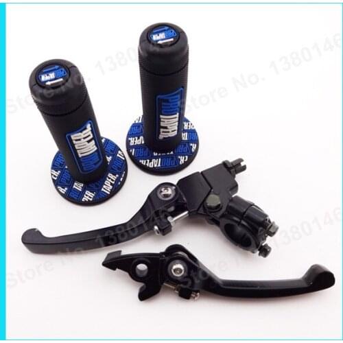 Alloy Folding Foldable Brake Clutch Levers & Handle Hand Grips For Chinese CRF50 Motorcycle Pit Dirt Bike