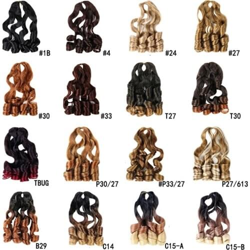 Loose Wave Crochet Hair Extension For Braids Synthetic Curly Long Wave Hair Pre Stretched Braiding Hair for Women