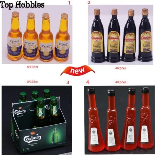 1/6 stage props Mini foreign wine Beer/Honeydew coffee wine of Joseph мини фигурки для кухни Fit 12"Dollhourse Action Figure