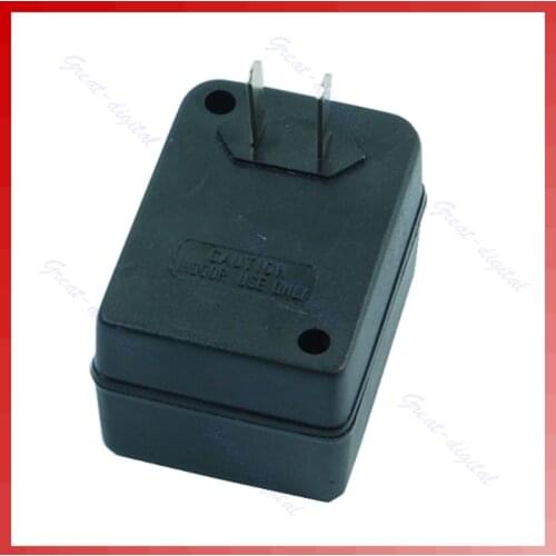Newest Step Up Voltage Converter Adapter 110V US to 220V US EU Black 1 Pc
