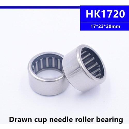 20pcs/50pcs high quality HK1720 17x23x20mm Drawn Cup Caged Needle Roller Bearing 17*23*20mm HK172320