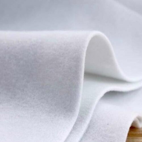 Booksew 180g Single Side Adhesive Cotton Batting Cream Interlining Filler Perfect For Purse Craft DIY Projects 50cmx100cm/piece