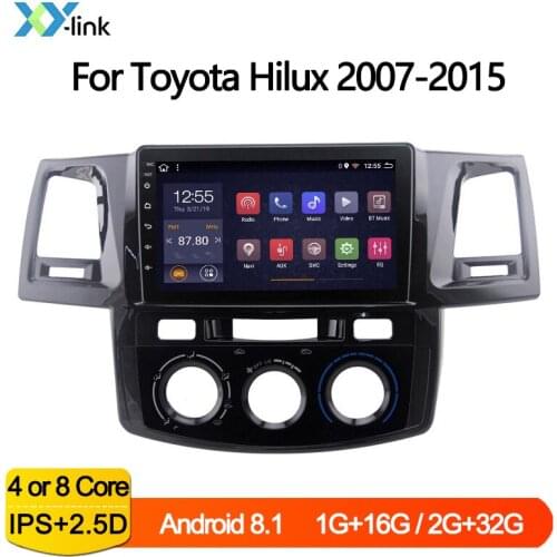 9” Android 8.1 Car Stereo non dvd usb GPS Head Unit For Toyota Hilux 2005-2011 fortuner autoradio multimedia player no 2 din