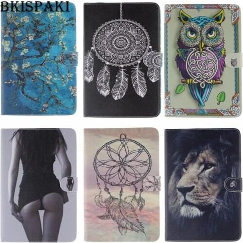 BKispaki Cartoon Case For iPad pro 10.5 A1701 A1709 Flip PU Leather Smart Awake Sleep Folio Cover For iPad Pro3D Stand Card Slot