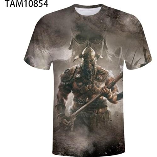 For Honor Viking Unisex T-shirt Authorized Video Game Classic Player Retro 2021 High-quality Brand T-shirt Casual T-shirt