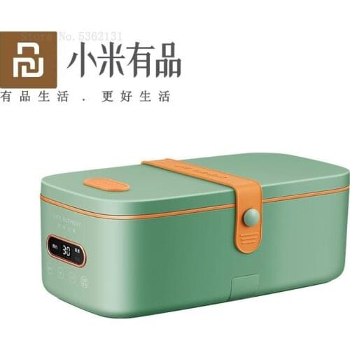Youpin Rice Cooker Electric Lunch Box Food Warmer Heater Rice Container Smart Reservation LED Screen For Office Car Lunch Box