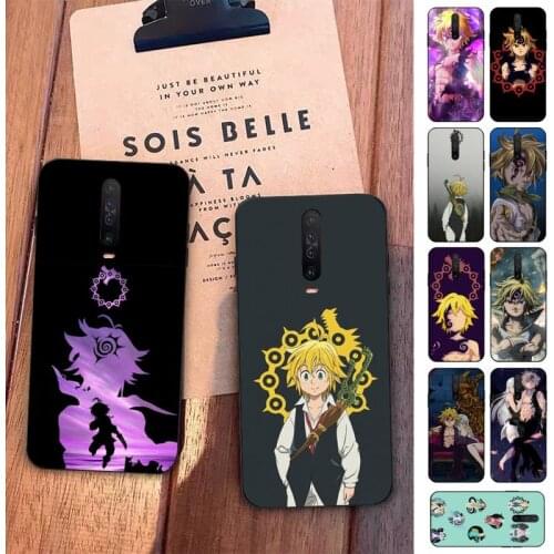 FHNBLJ The Seven Deadly Sins Phone Case for Redmi 5 6 7 8 9 A 5plus K20 4X S2 GO 6 K30 pro