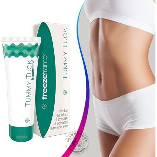 Freezeframe Tummy Tuck Flat tumm Cream Fat Burning Cream Mimic muscle body solutions cream Fatten Bellies for Lazy Person Lose