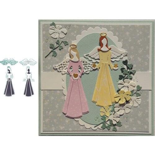 Angel Human Figure Metal Cutting Dies for Scrapbooking New 2019 Cutting Embossing Stencils Paper Craft Die Paper Cards Making