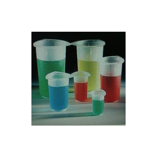 5 Sizes/packs Plastic Beaker Set Graduated Beakers 50ml 100ml 250ml 500ml 1000ml Laboratory Beakers Tools School Lab Supplies