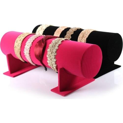 New Velvet Headband Hair Clasp Display Stand Rack Women Headband Tiaras Holder Jewelry Stand for Shop Supply Counter Showcase