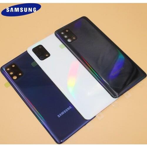 Original Samsung Galaxy A31 5G A315 Housing Cover Phone Back Battery Replacement Repair Parts Rear Door Protection Cover 6.4inch