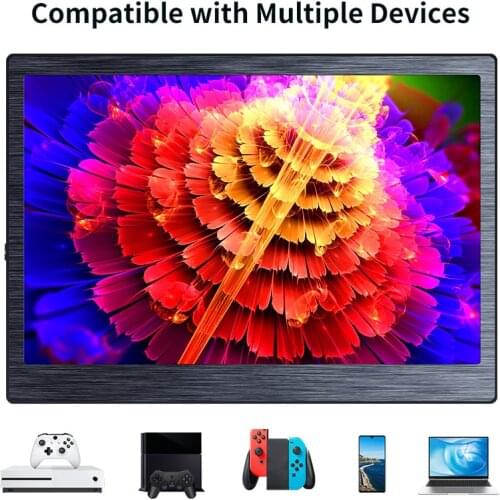7" inch mini portable monaptop PS4 Xbox gaming monitor travel movie 600cd/m outdoor