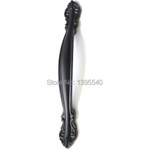 New 96mm Black Mediterranean-Style Cabinet Knobs Modern Furniture Cabinet Door Handles Drawer Cupboard Closet Bar Pulls