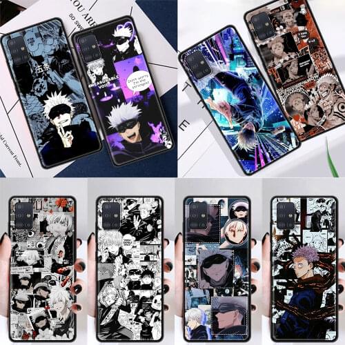 Jujutsu Kaisen Silicone Case For Samsung Galaxy A51 A71 A50 A21s A70 A10 A20e A30 A40 A31 A41 A11 A12 A02s Soft Back Cover Coque