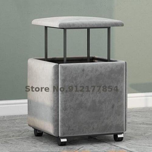 Cube Stool Creative Home Sofa Shoe Changing Stool Living Room Multifunctional Stackable Combination Coffee Table Stool