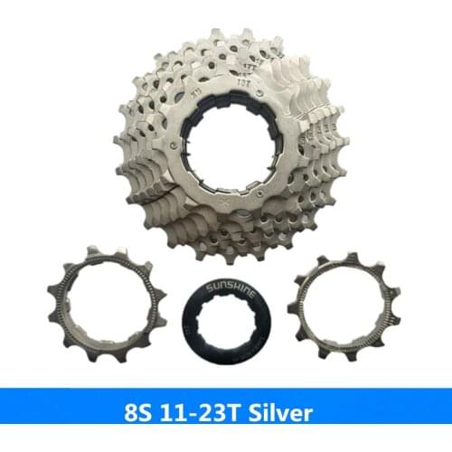 SUNSHINE-bicicleta de carretera plegable, BMX, 8S/24S, volante con tarjeta 11-23T, compatible con la marca SHIMANO / SunRace