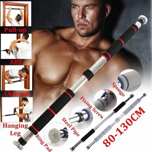 200KG Door Horizontal Bars Steel Adjustable Training Bar For Home Gym Workout Pull Up Chin Up Sit Up Bar Fitness Sport Equipment