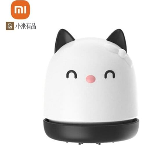 Xiaomi youpin creative cartoon desktop cleaner for primary school students usb household small portable mini cat vacuum cleaner