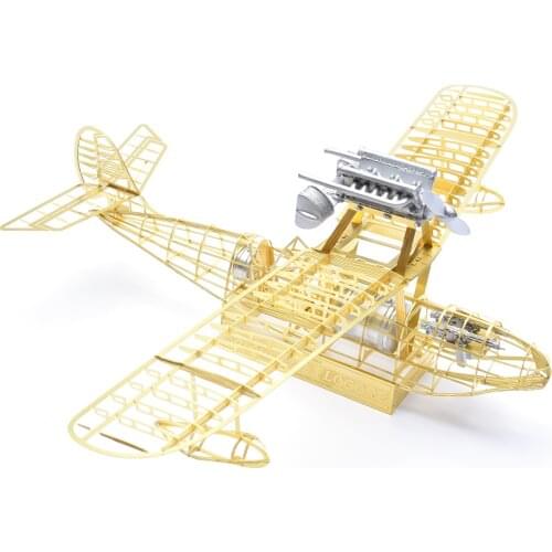 1/48 3D Metal Airplane Puzzle Model Kit Handmade Static Crafts Toy Assemble Model Building Kits for kids birthday gift