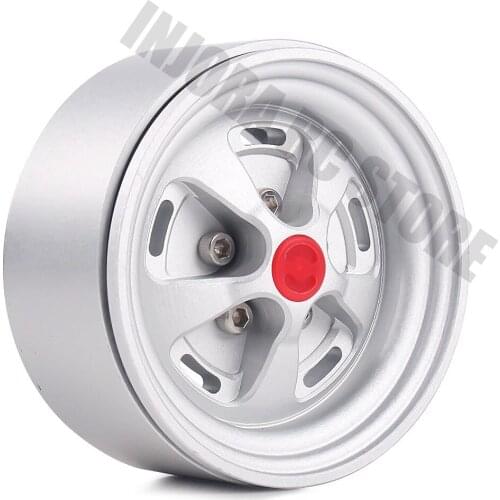 4PCS Metal Beadlock 1.9Inch Wheel Rim for 1/10 RC Crawler Axial SCX10 90046 D90 TRAXXAS TRX4