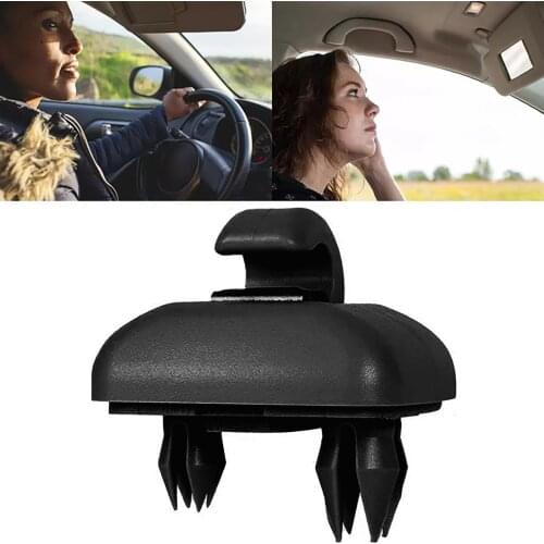 Car Sun Visor Mount Holder Auto Replacement Inner Sun Visor Hooks Multifunctional clip Holder Plastic Inner Sun Visor Hook