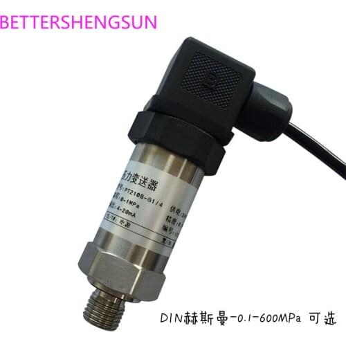 Pressure Transmitter Sensor PT210B-60KPA-M14-4-20MA 0-10V 0-5V Air Pressure Liquid Oil Pressure