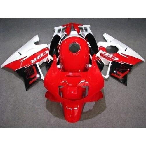 Dor-Red white Fairing kit for CBR600 f2 1994 1993 / 1992 1991 cbr 600 fairings 91 92 93 94 f2