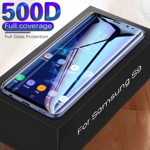 Full Curved Tempered Glass For Samsung Galaxy S9 S8 Plus Note 9 8 Screen Protector On Samsung S7 S6 Edge S9 Protective Film