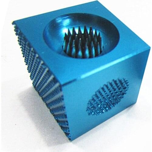 25cm Cube Billiards Cue Tip Tool Shaper Scuffer/Aerator/Nickel/Dime/Penny DIY Aluminum Alloy CNC Machined Tapper