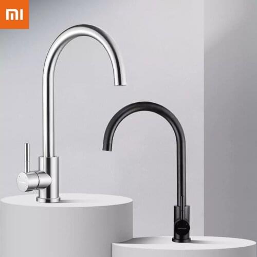 Xiaomi Mijia Yunmi Stainless Steel Faucet Lead-free Healthy Living Water 304 Stainless Steel Hot and Cold Dual Control