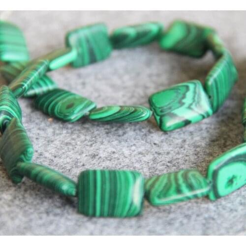 Fashion 10X14mm Green Natural Turkey Stone beads Howlite stripe DIY loose Accessory Parts 15inch Jewelry making design wholesale