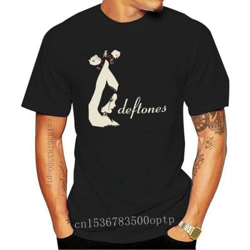 New Deftones T Shirt 2021 Men Black Or Dark Grey S To 2xl Sleeves Cotton T-shirt Fashion