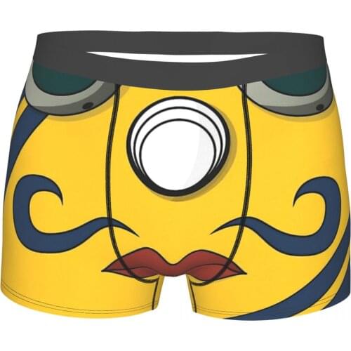 One Piece Monkey D. Luffy Japanese Anime Sogeking Underpants Homme Panties Male Underwear Print Couple Sexy Set Calecon