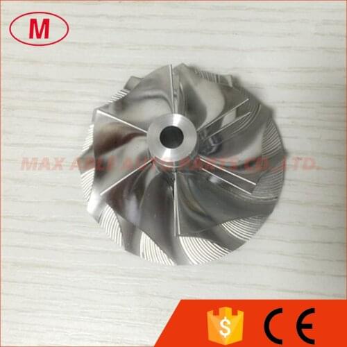 RHF55 48.62/65.00mm 6+6 blades Turbo aluminum 2618/milling/ Billet compressor wheel