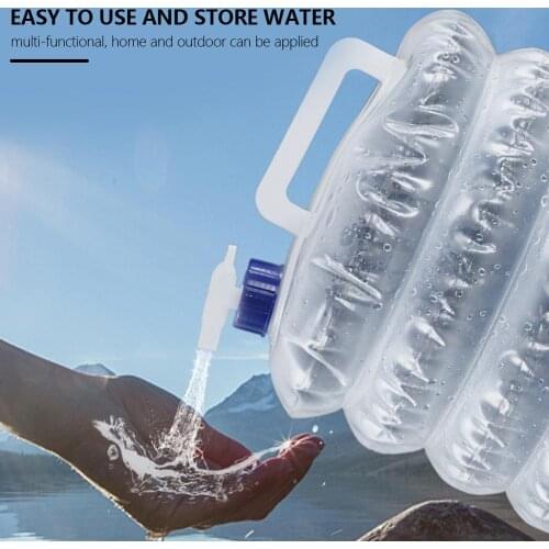 3L 5L 8L 10L 15L Outdoor Collapsible Foldable Water Bags Container Camping Hiking Portable Survival Water Storage Carrier Bag