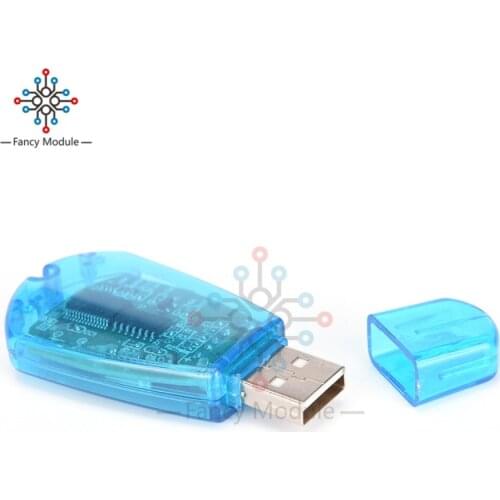 USB SIM Card Reader Adapter Mobile Phone SMS Edit Copy Backup GSM CDMA Blue