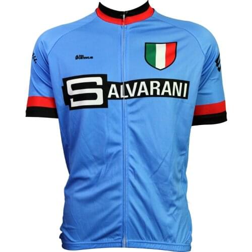 Bike jerseys Cycling New SALVARANI Mens Cycling Jersey Cycling Clothing Bike