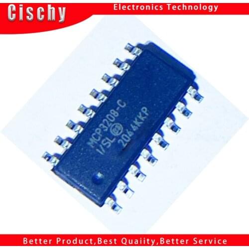 1pcs/lot MCP3208-C-I/SL MCP3208-B-I/SL MCP3208-CI/SL MCP3208 SOP-16 In Stock