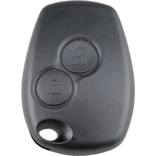 2 Buttons Car Key Shell Remote Fob Cover Case Blank Fob For Renault Dacia Modus Clio 3 Twingo Kangoo 2 No Logo