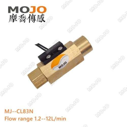 2020 MJ-CL83N G3/8' Magnetic type Copper Brass water flow switch high precision