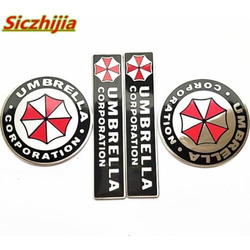 3D car biohazard umbrella sticker for Citroen C-Quatre C-Triomphe Picasso C1 C2 C3 C4 C4L C5 Elysee/DS-series
